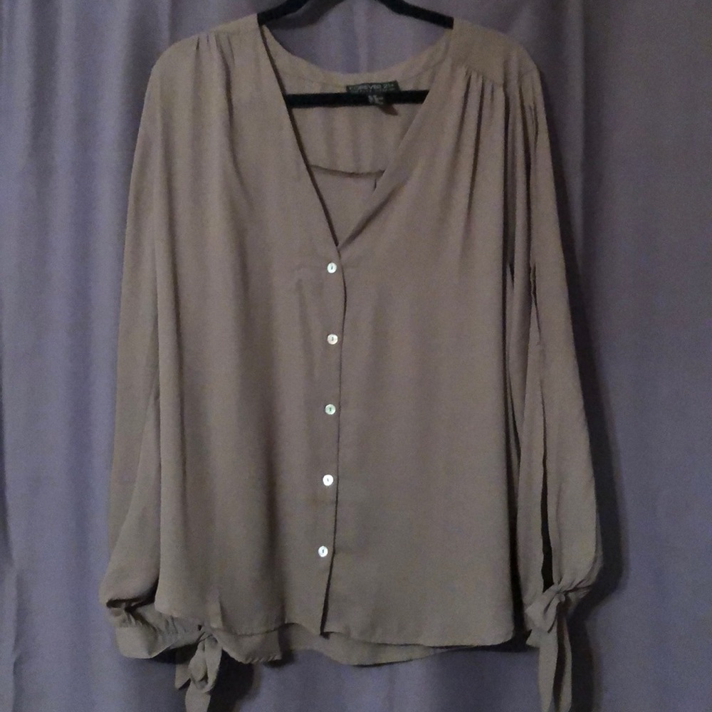 Green blouse